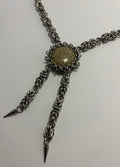 Coral Fossil Bolo Tie